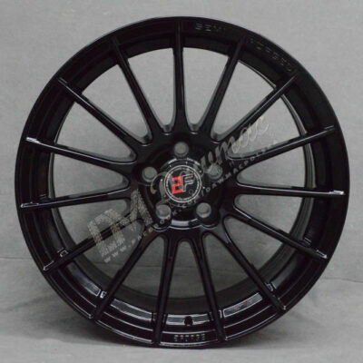 2Forge ZF1 17" 9J ET10-ET50 4x98-5x120 Gloss Black