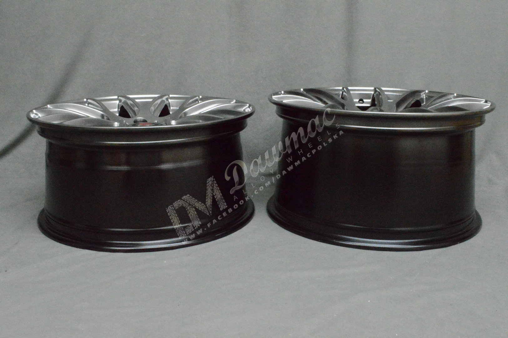 AXE CS 18" 8,5J ET40 + 9,5J ET40 5x108-5x120 Hyper Black - obrazek 8