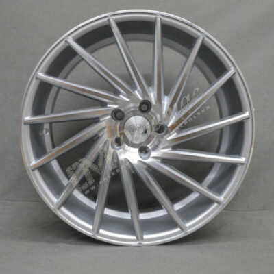 1AV ZX1 20'' 8,5J ET40 5x110 BLANK Silver Polished Face