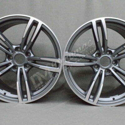 Carbonado Diamond 18" 8,5J ET33 5x120 Matt Anthracite Front Polished