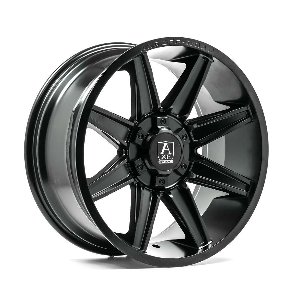 AXE AT3 20" 10J ET-19 6x139 Gloss Black & Chamfered