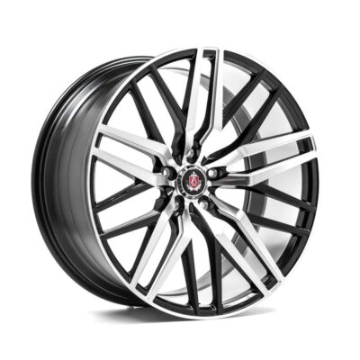 AXE EX30 19" 8J ET45 5x108-5x120 Gloss Black & Polished