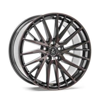 AXE EX40 20" 8,5J ET40 + 10J ET40 5x108-5x120 Gloss Black Polished & Tinted