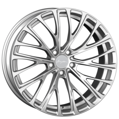 Breyton Topas 19" 8,5J ET35 + 10J ET31/ET38 5x120 Hyper Silver