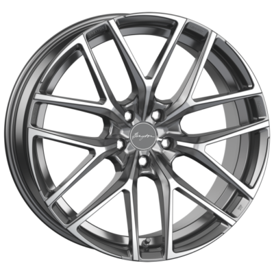 Breyton Hibonit 20" 8,5J ET24 + 10J ET38 5x112 Matt Gun Polished Face