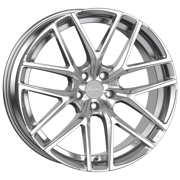 Breyton Hibonit 20" 8,5J ET24 + 10J ET38 5x112 Hyper Silver