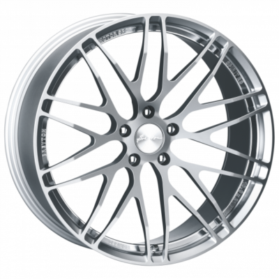Breyton Spirit RS 21" 9J ET32 + 10J ET32 5x120 Silver Anodized