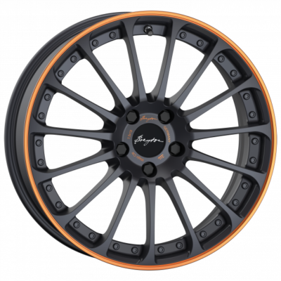 Breyton Magic CW 19" 8,5J ET35 5x112 Matt Grey with Orange Anodized Lip
