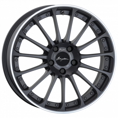 Breyton Magic CW 19" 8,5J ET35 5x112 Matt Grey with Polished Lip