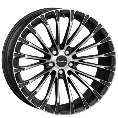 Breyton Race LS 2 21" 9J ET30 + 10,5J ET44 5x120 Matt Black Polished Face