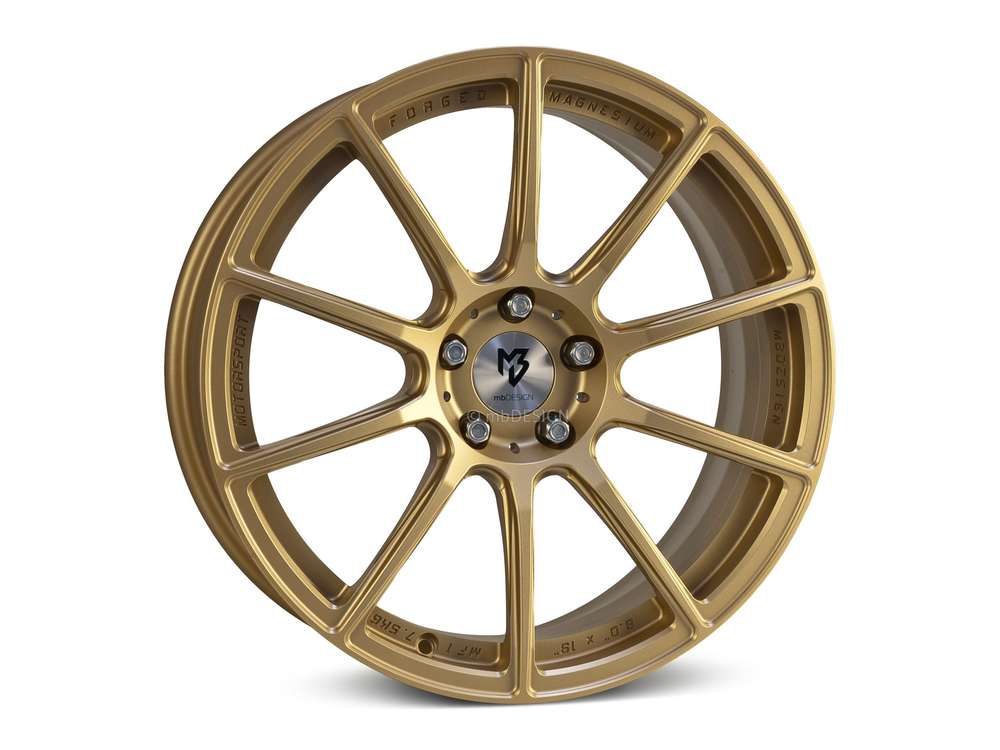 mbDesign MF1 19" 8J ET45 5x120 Gold Matt