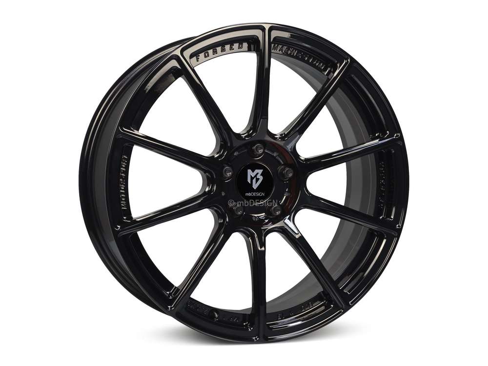 mbDesign MF1 19" 8J ET42 5x108 Black Shiny