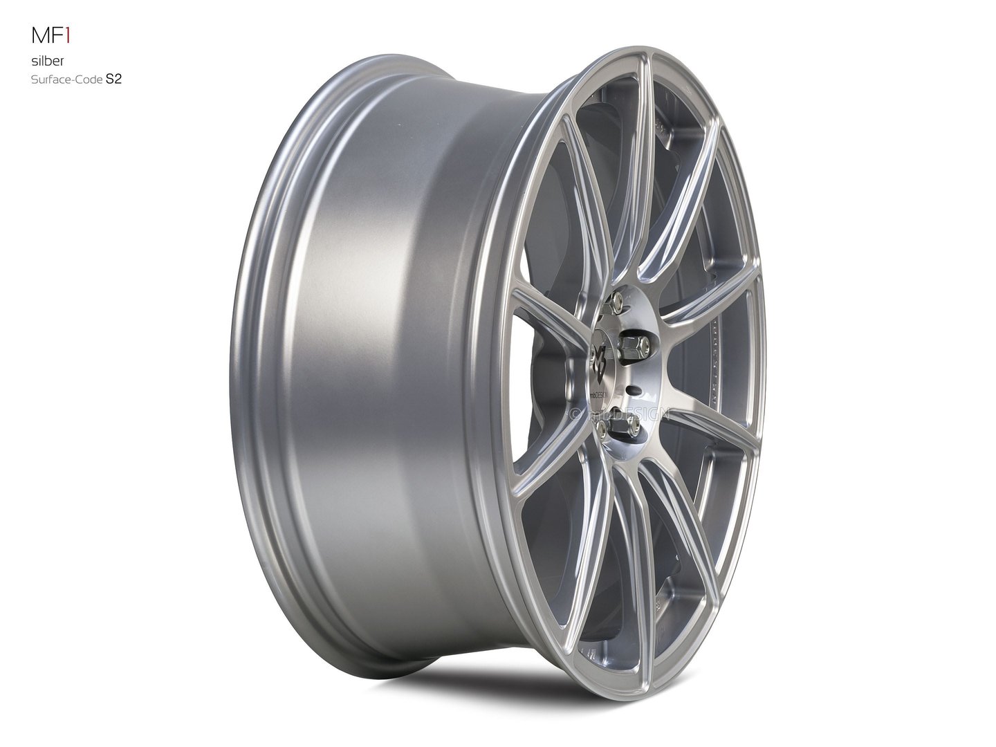 mbDesign MF1 19" 8,5J ET40 5x112 Silver - obrazek 4