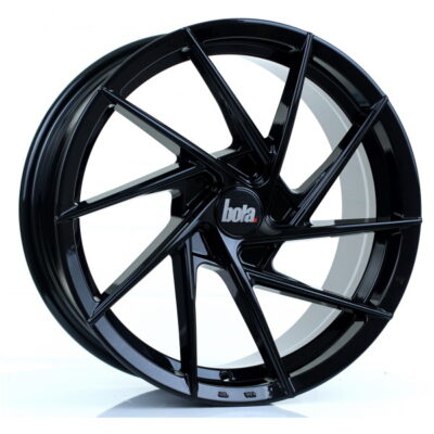 BOLA B26 18" 8J ET40-ET45 5x108-5x120 Gloss Black