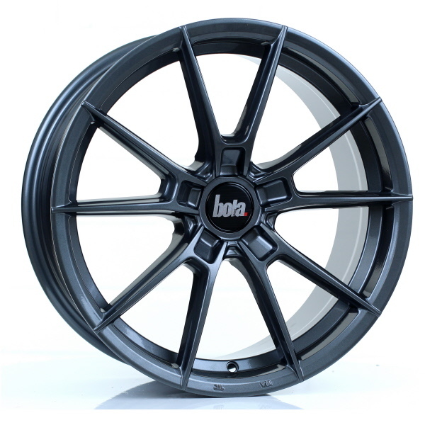 BOLA B19 18" 8J ET42-ET45 5x98-5x120 Gloss Gunmetal