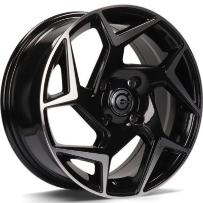 Carbonado Clipper 15" 6,5J ET40 4x108 Black Front Polished