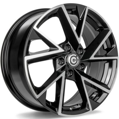 Carbonado Summer 17" 7J ET40 5x100 Black Front Polished