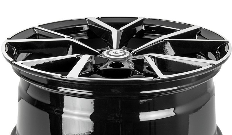 Carbonado Predator 17" 7,5J ET42 5x112 Black Front Polished - obrazek 4