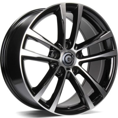 Carbonado Speed 17" 8J ET30 5x120 Black Front Polished