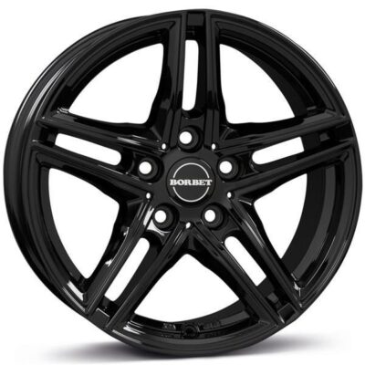 Borbet XR 18" 8J ET39 5x112 Black Glossy