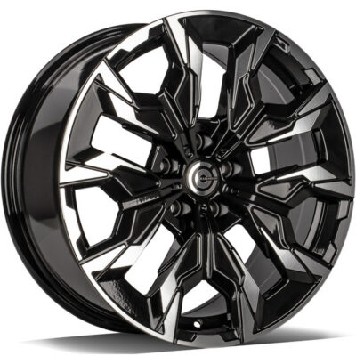 Carbonado Grand 18" 8J ET25 5x112 Black Front Polished