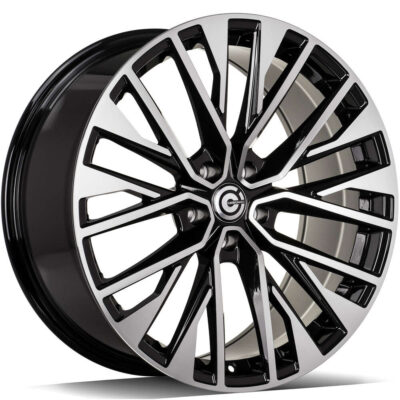 Carbonado Loop 18" 8J ET45 5x112 Black Front Polished