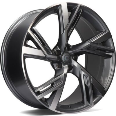 Carbonado Rich 18" 8J ET35 5x112 Anthracite Front Polished