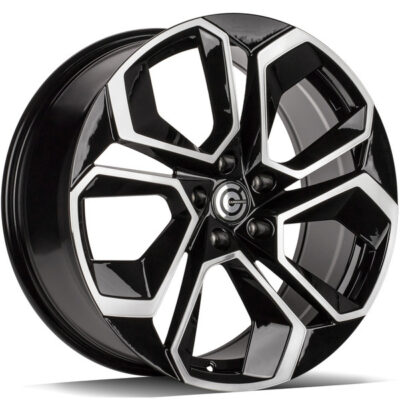 Carbonado Sea 18" 8J ET42 5x112 Black Front Polished
