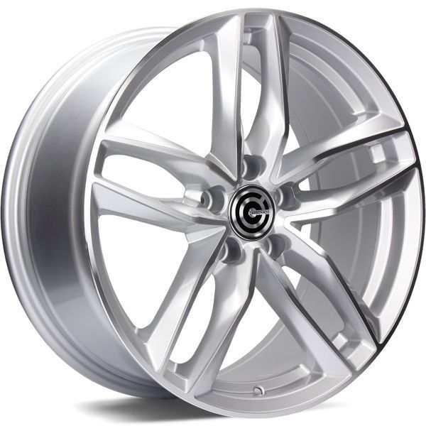 Carbonado Style 17" 7,5J ET35 5x112 Brilliant Silver Front Polished