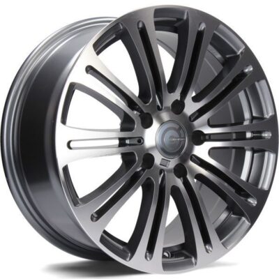 Carbonado Comeback 18" 8J ET35 5x120 Antrhacite Front Polished