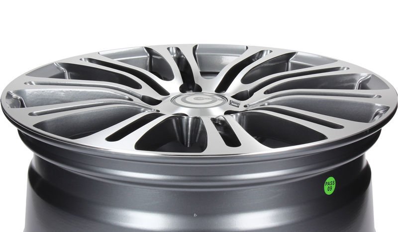 Carbonado Comeback 18" 8J ET35 5x120 Antrhacite Front Polished - obrazek 4