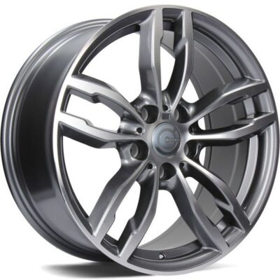 Carbonado Royal 18" 8J ET35 5x120 Anthracite Front Polished