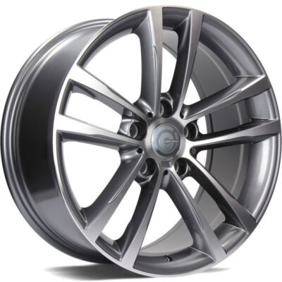 Carbonado Speed 17" 8J ET30 5x120 Anthracite Front Polished