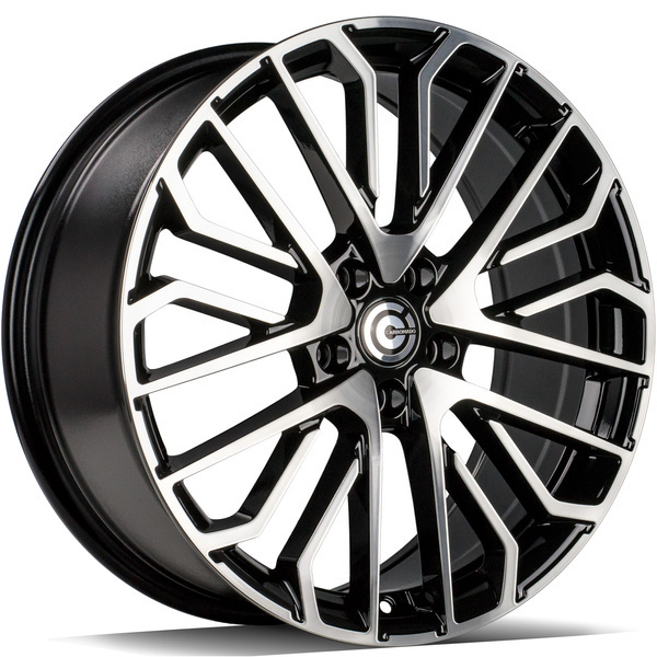 Carbonado Brilliant 19" 8J ET45 5x112 Black Front Polished