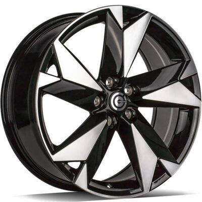 Carbonado Progressive 18" 7,5J ET45 5x112 Black Front Polished