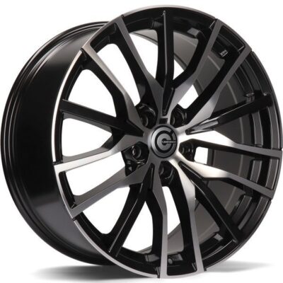 Carbonado Destiny 20" 9J ET35 + 10,5J ET40 5x112 Black Front Polished