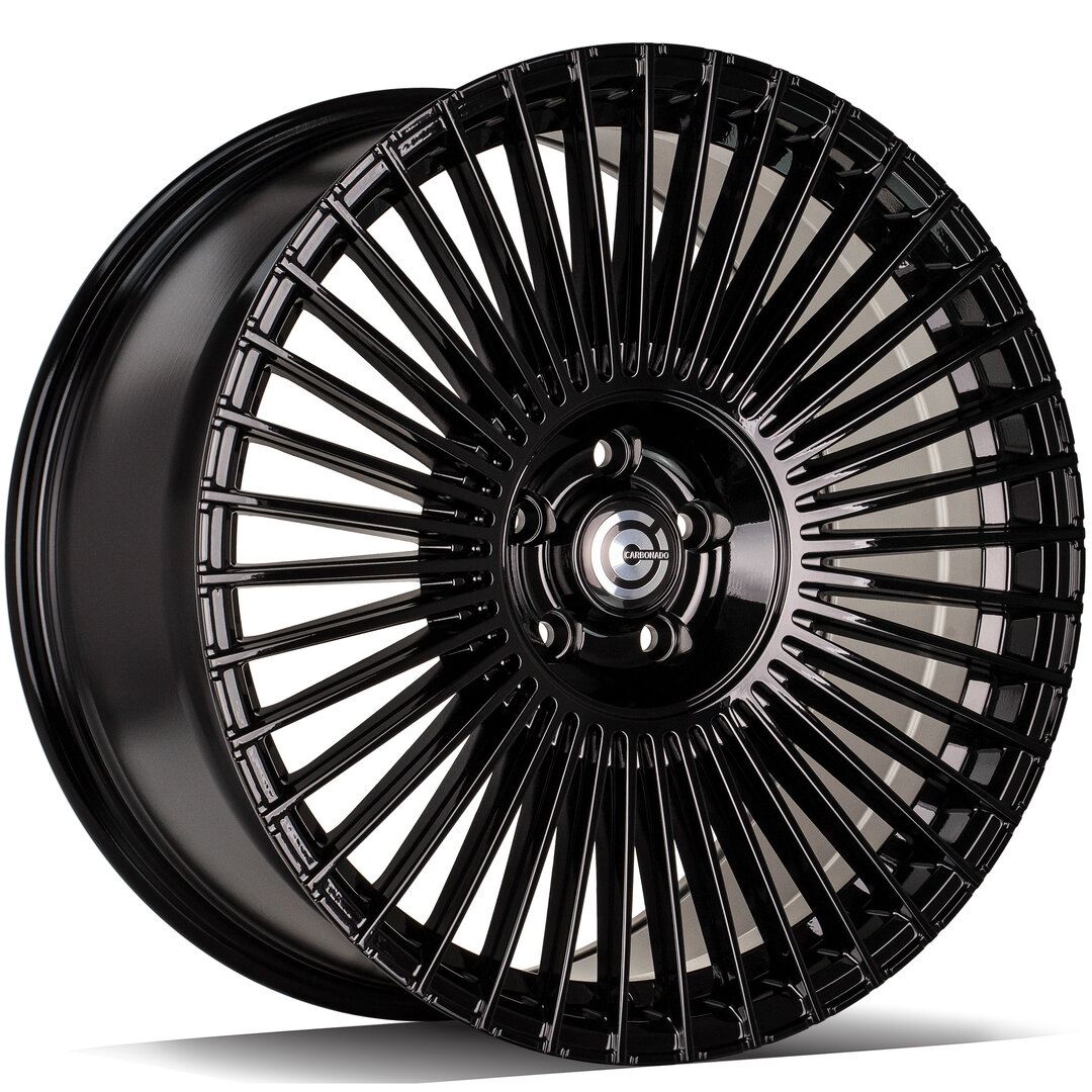 Carbonado Gift 20" 8,5J ET35 + 9,5J ET45 5x112 Black Glossy - obrazek 2
