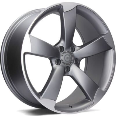 Carbonado Graphene 18" 8J ET45 5x112 Matt Anthracite Front Polished