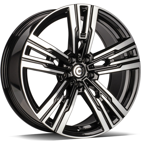 Carbonado Vampire 20" 8,5J ET25 5x112 Black Front Polished - obrazek 2
