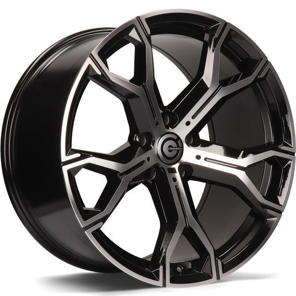 Carbonado Ring 20" 9J ET35 + 10,5J ET40 5x112 Black Front Polished
