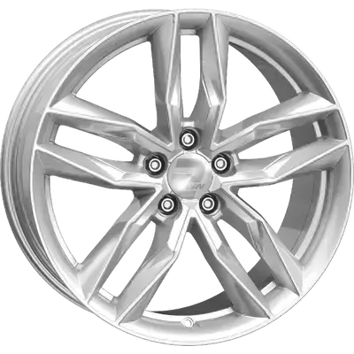2DRV WH40 19" 8,5J ET45 5x108 Race Silber
