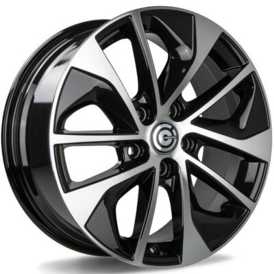 Carbonado Yakuza 17" 7J ET39 5x114,3 Black Front Polished