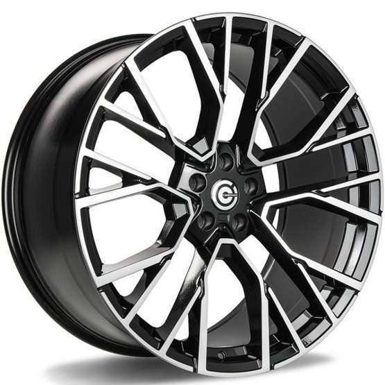 Carbonado Anomaly 20" 9J ET30 + 10,5J ET40 5x120 Black Front Polished