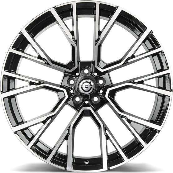 Carbonado Anomaly 20" 9J ET30 + 10,5J ET40 5x120 Black Front Polished - obrazek 3