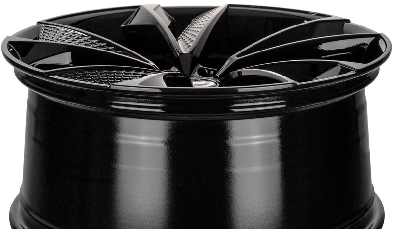 Carbonado Luxury 21" 9,5J ET25 5x112 Black Glossy - obrazek 4