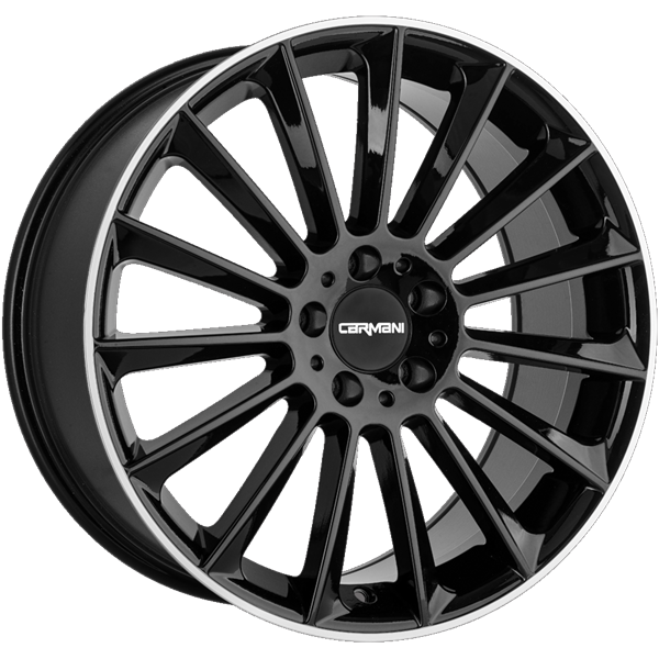 Carmani 17 Fritz 21" 9J ET30 5x112 Black Lip Polished