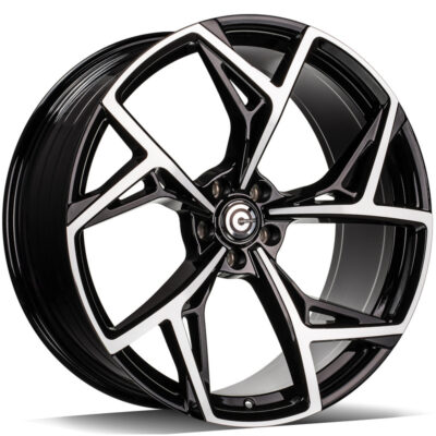 Carbonado Blaster 19" 8,5J ET30 5x112 Black Front Polished