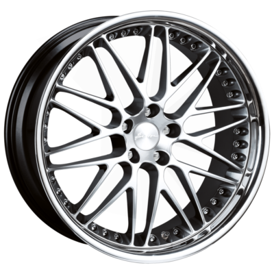 Breyton Spirit II 23" 11J ET40 5x120 Hyper Silver with Stainless Steel Lip