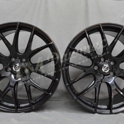 AXE CS 19" 8,5J ET40 + 9,5J ET40 5x108-5x120 Gloss Black