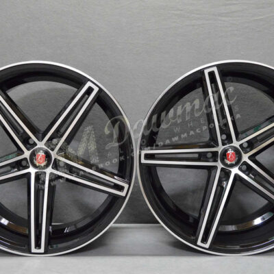 AXE EX14 20" 10,5J ET42 5x108-5x120 Black & Polished